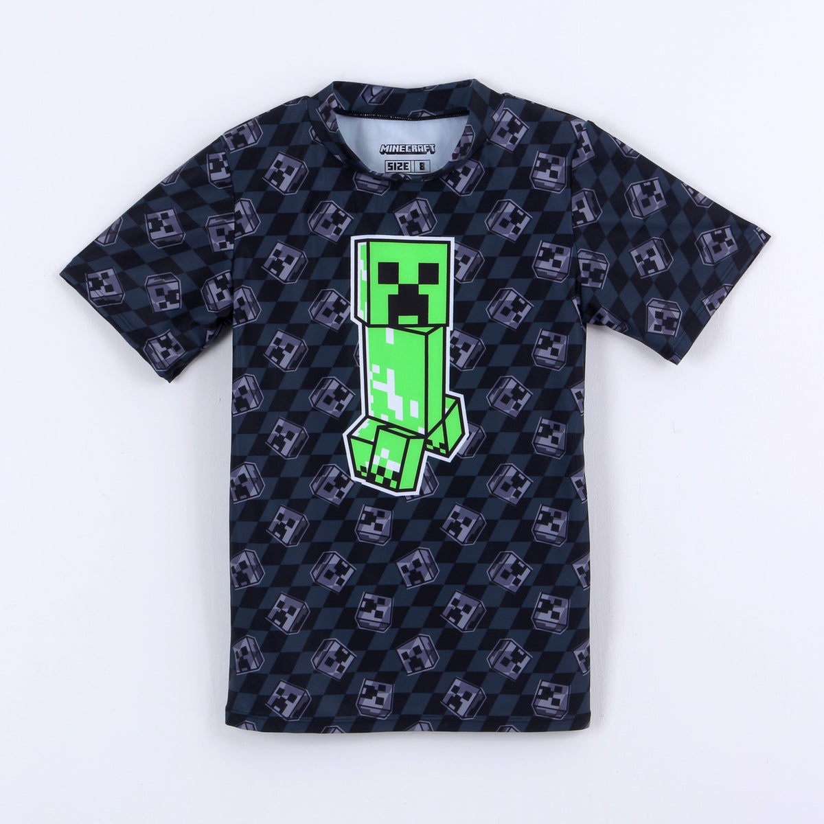 Polera UV Niño Minecraft Negro - Poleras Chile | The Brands Club cl
