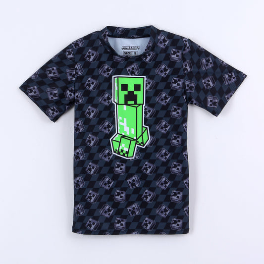 Polera UV Niño Minecraft Negro - Poleras Chile | The Brands Club cl