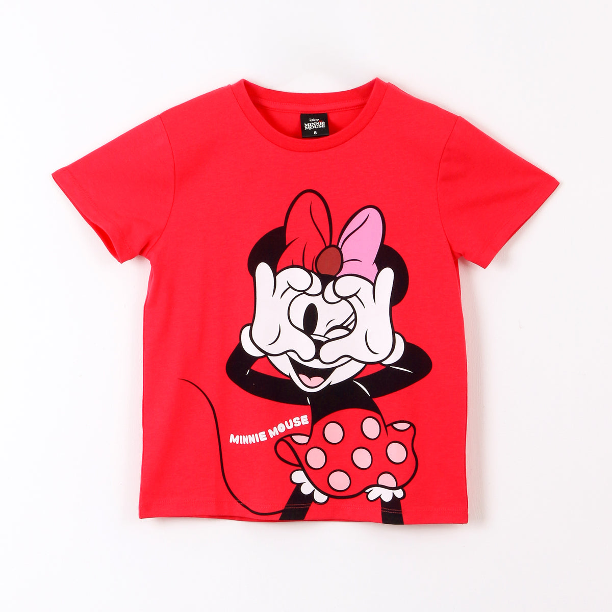 Polera Manga Corta Niña Minnie Disney Rojo - Poleras Chile | The Brands Club cl