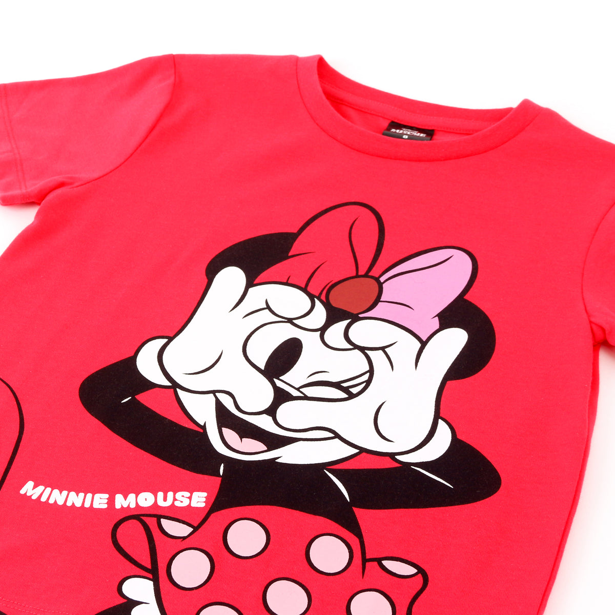 Polera Manga Corta Niña Minnie Disney Rojo - Poleras Chile | The Brands Club cl