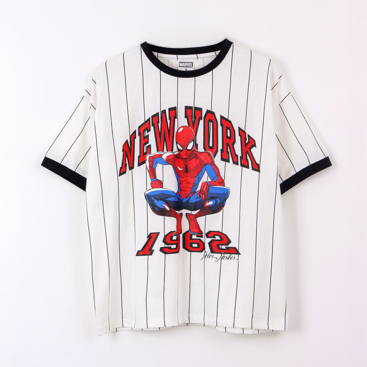 Polera Manga Corta Niño Spiderman Marvel Blanco - Poleras Chile | The Brands Club cl