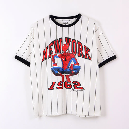 Polera Manga Corta Niño Spiderman Marvel Blanco - Poleras Chile | The Brands Club cl