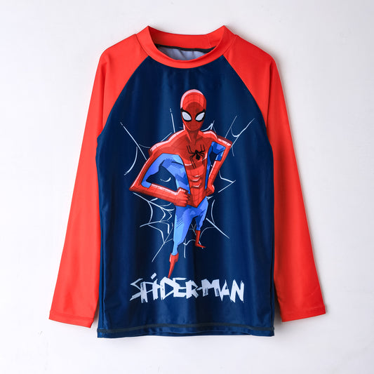 Polera UV Niño Spiderman Marvel Azul Marino - Poleras Chile | The Brands Club cl