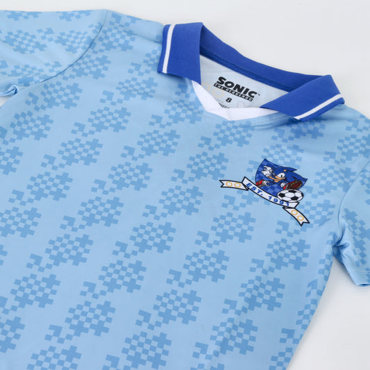 Polera Manga Corta Niño Sonic Celeste - Poleras Chile | The Brands Club cl