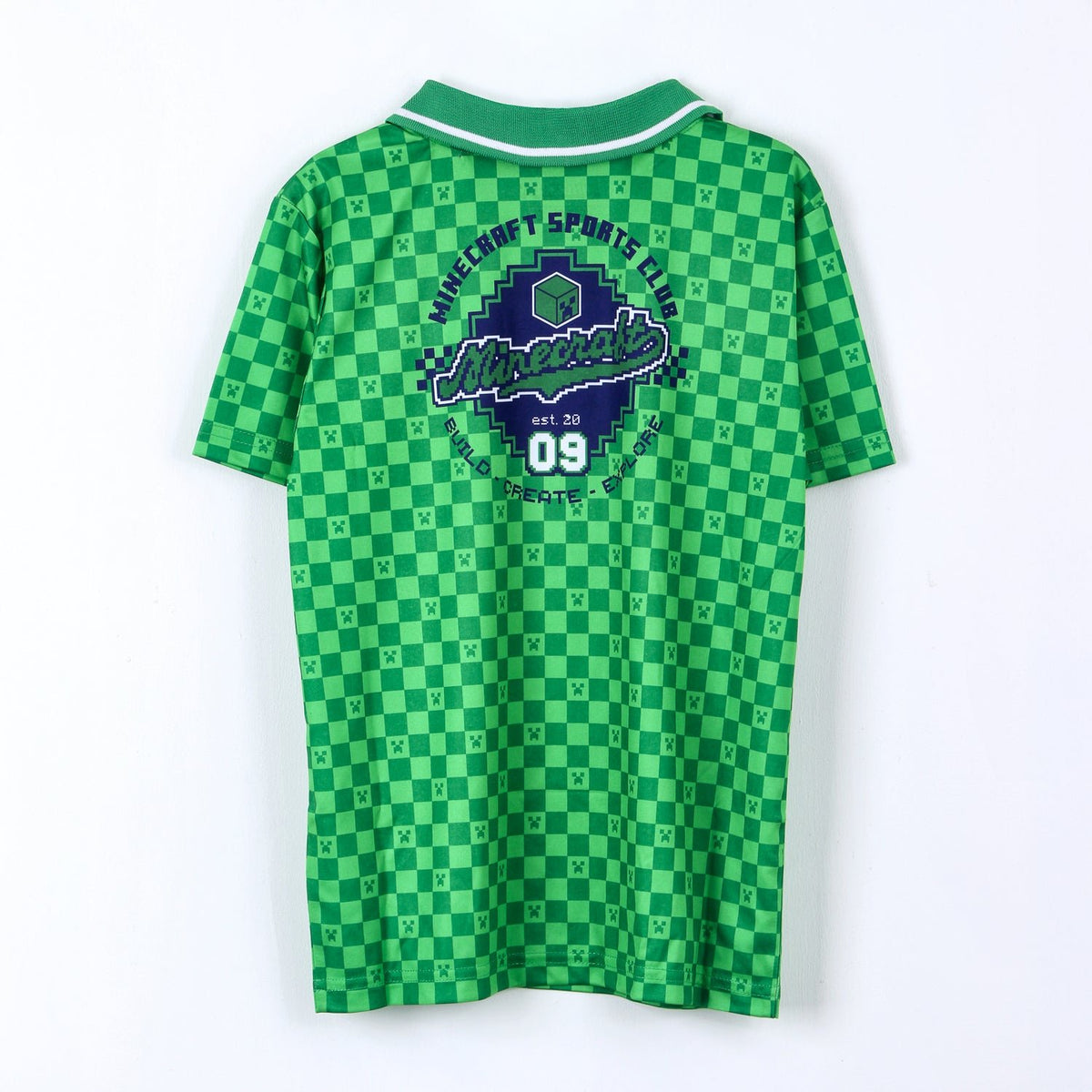 Polera Manga Corta Niño Minecraft Futbol Verde - Poleras Chile | The Brands Club cl