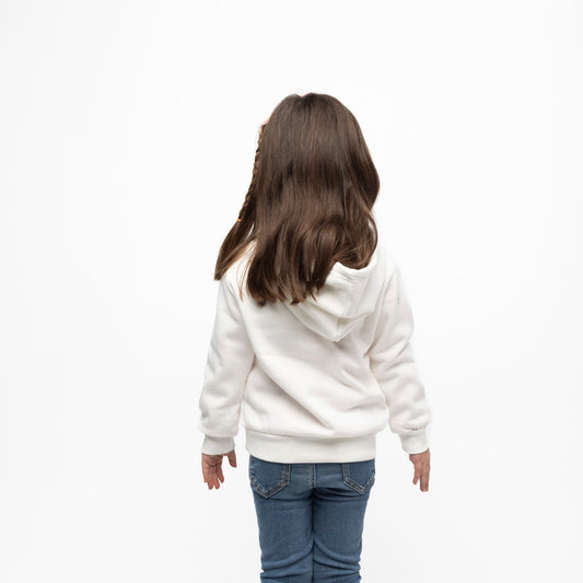 Poleron Gorro Niña Bluey y Bingo Blanco - Polerones Chile | The Brands Club cl