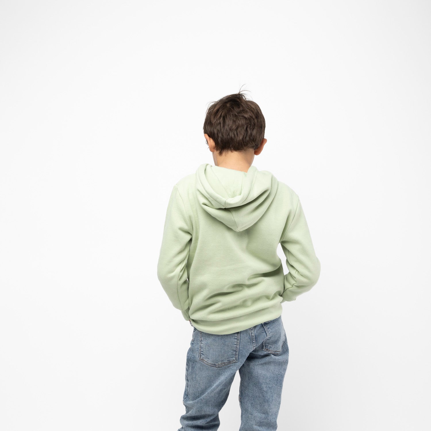 Poleron Gorro Niño Nine Tails Verde Naruto