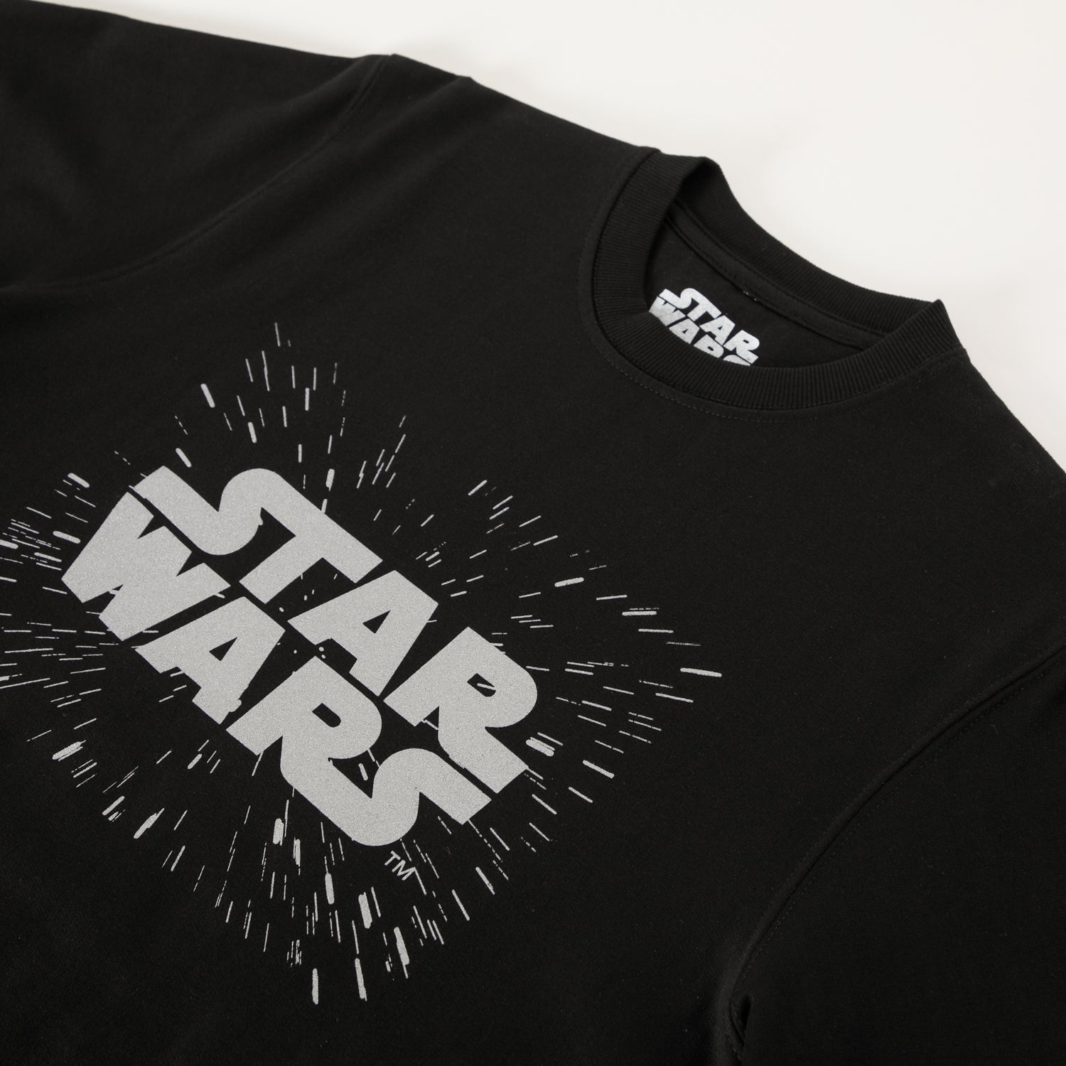 Poleron Cerrado Mujer Logo Negro Star Wars