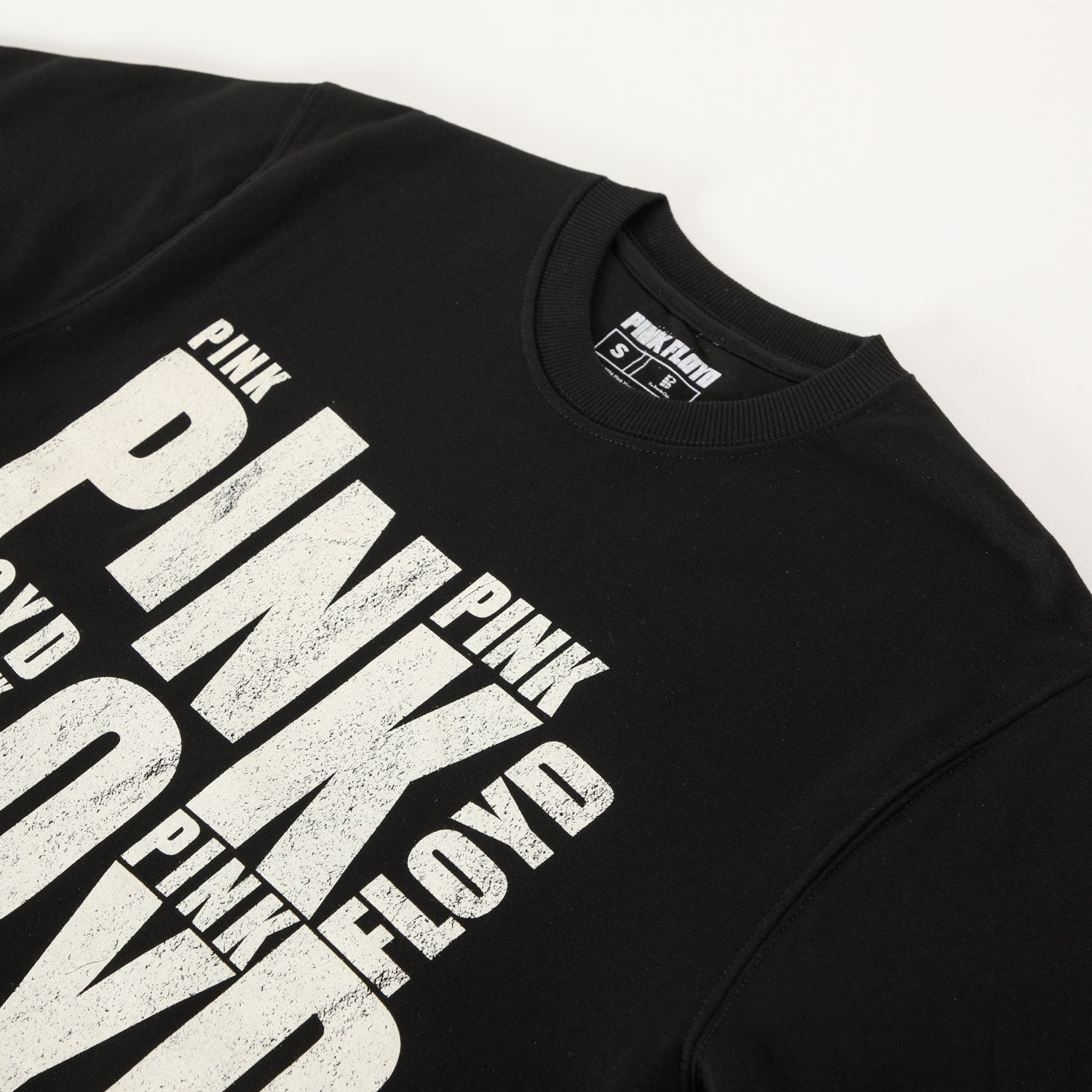 Poleron Cerrado Mujer Logo Negro Pink Floyd