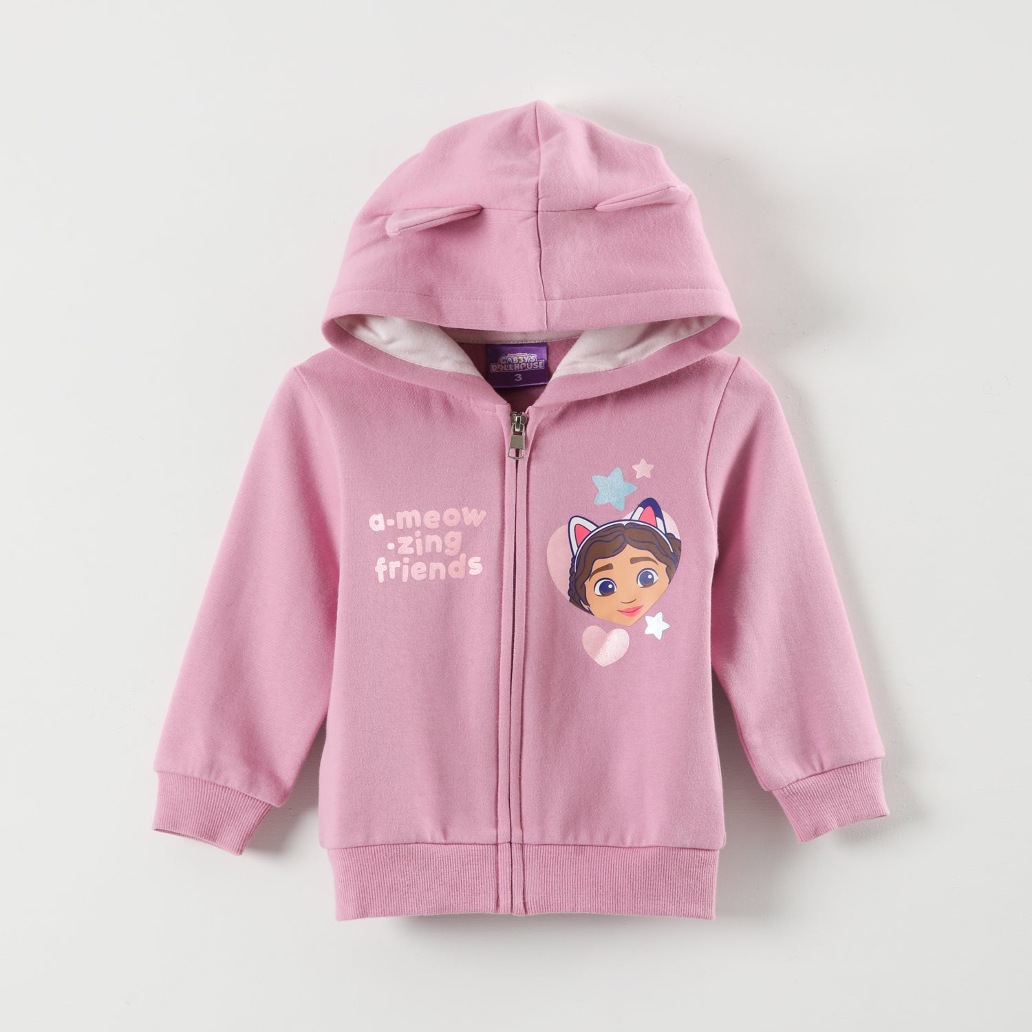 Poleron Niña A-Meow-Zing Rosado Gabby Doll House