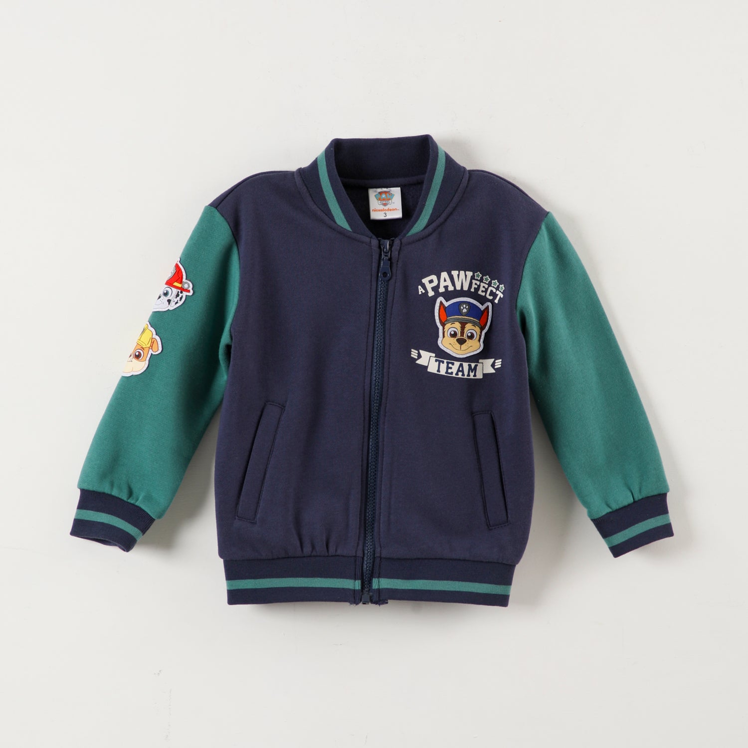 Poleron Abierto Niño Pawfect Azul Paw Patrol