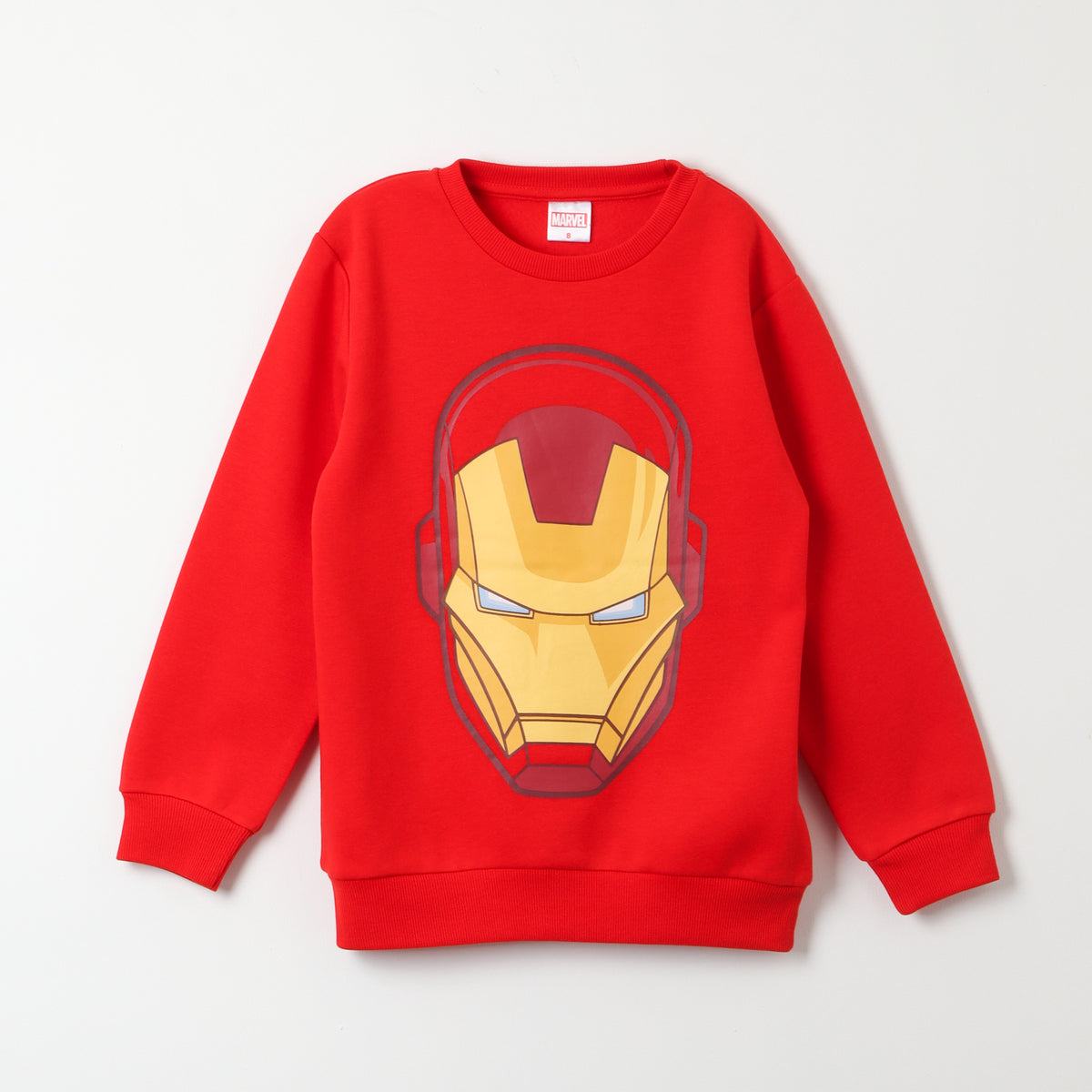 Poleron Niño Iron Man Mask Rojo Marvel