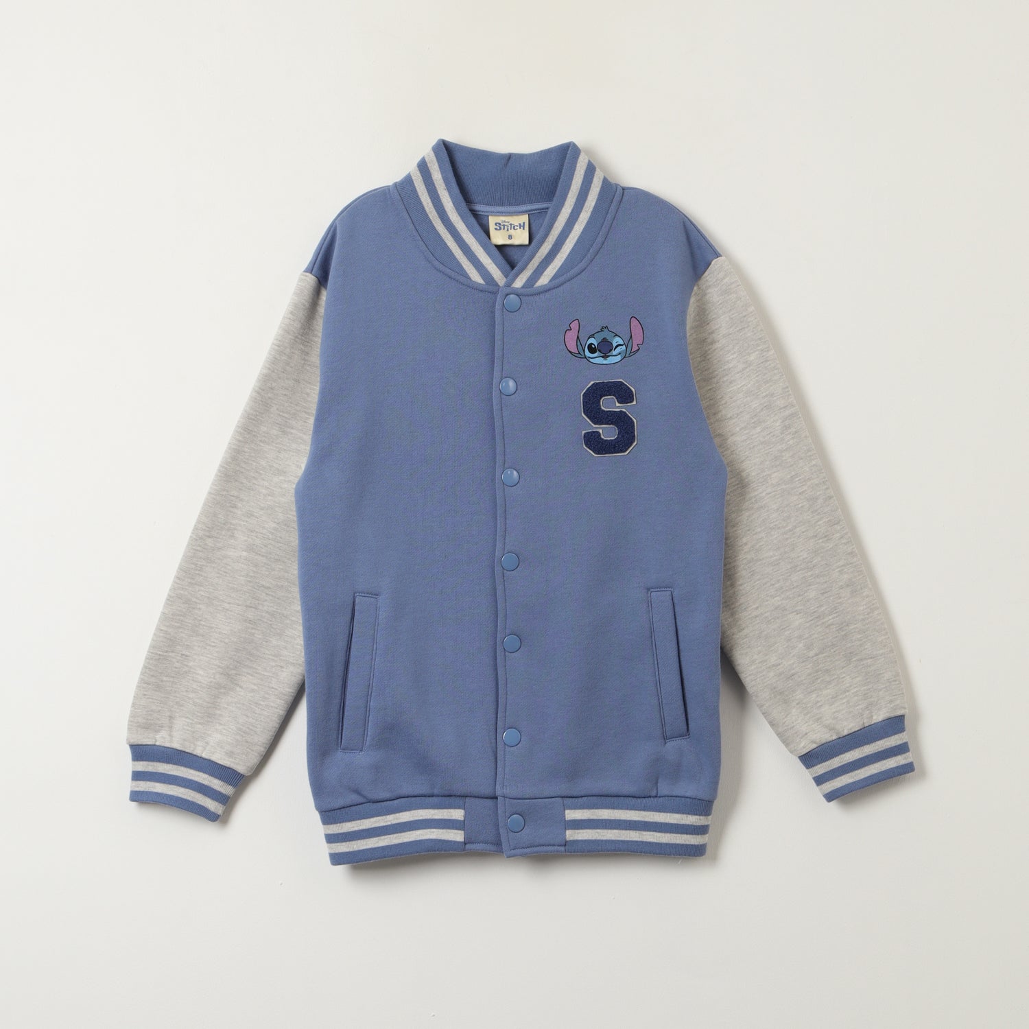 Poleron Cerrado Niña Lilo & Stitch Fashion Azul Disney