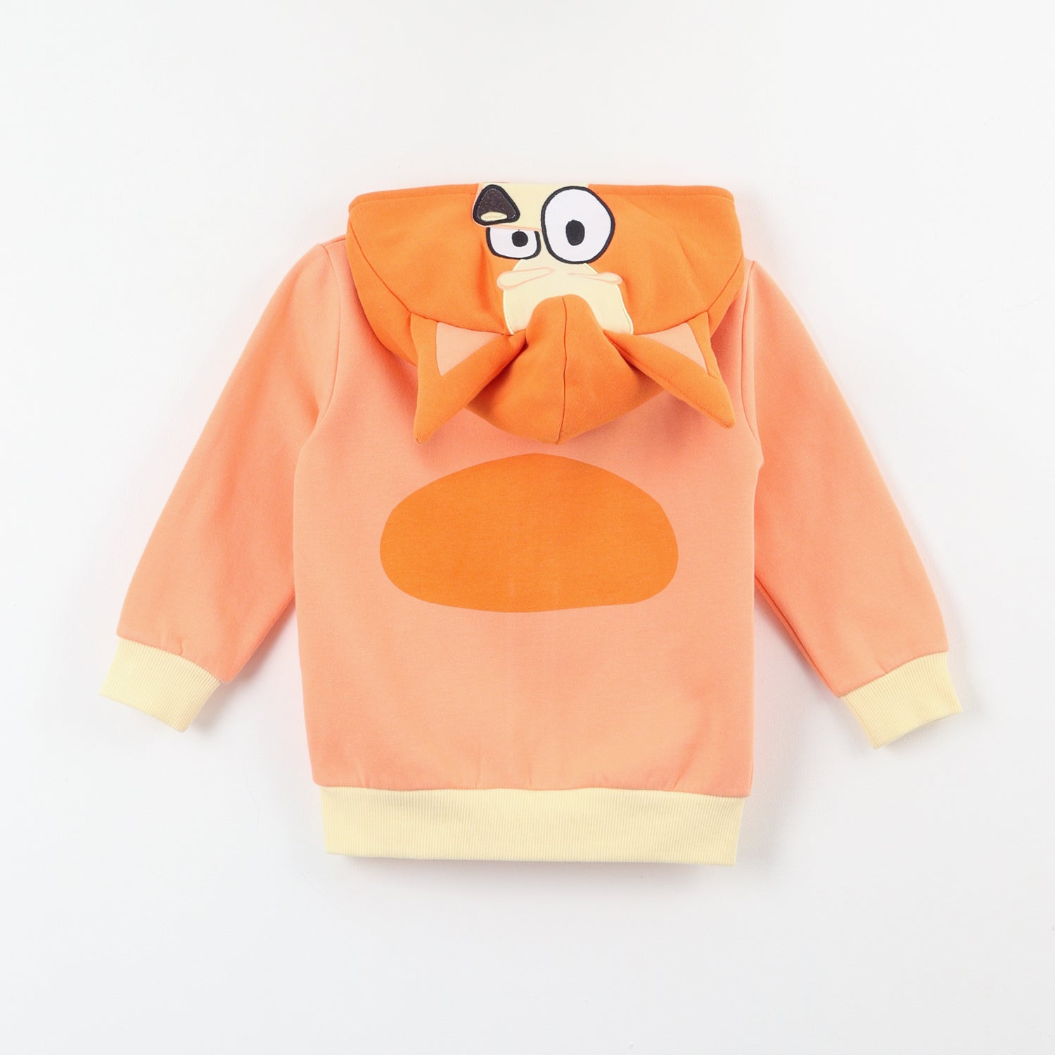 Polerón Cerrado Niño Orejas Café Bluey