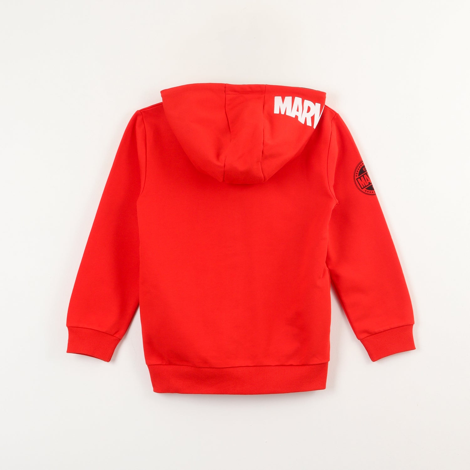 Poleron Abierto Niño Spiderman Shoulder Rojo Marvel