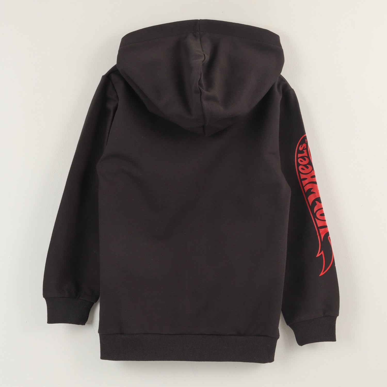 Poleron Abierto Niño Speed Club Negro Hot Wheels