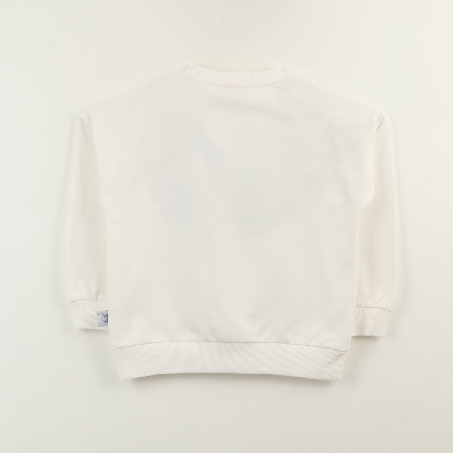 Poleron Cerrado Niña Lilo & Stitch Fluffy Blanco Disney