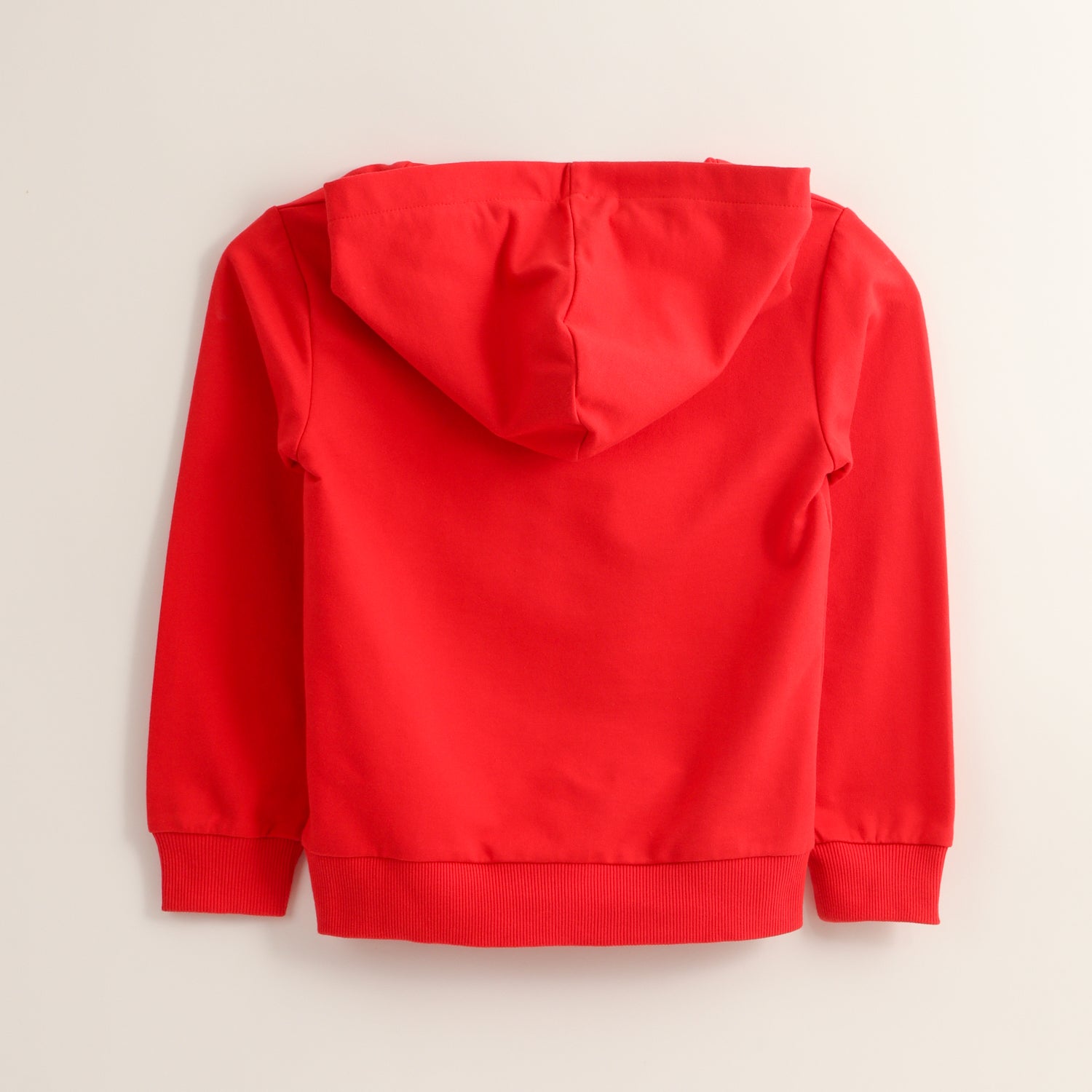 Poleron Cerrado Con Gorro Niña Minnie Character Rojo Disney