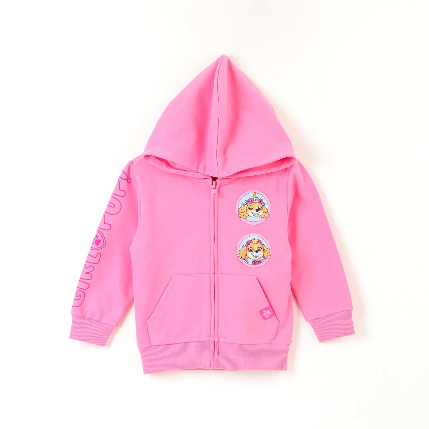 Poleron Abierto Niña Skye Girl Puppy Rosado Paw Patrol