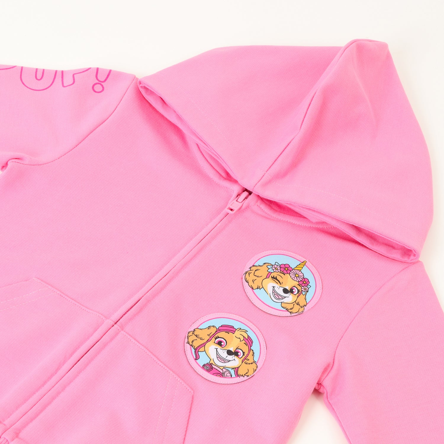Poleron Abierto Niña Skye Girl Puppy Rosado Paw Patrol