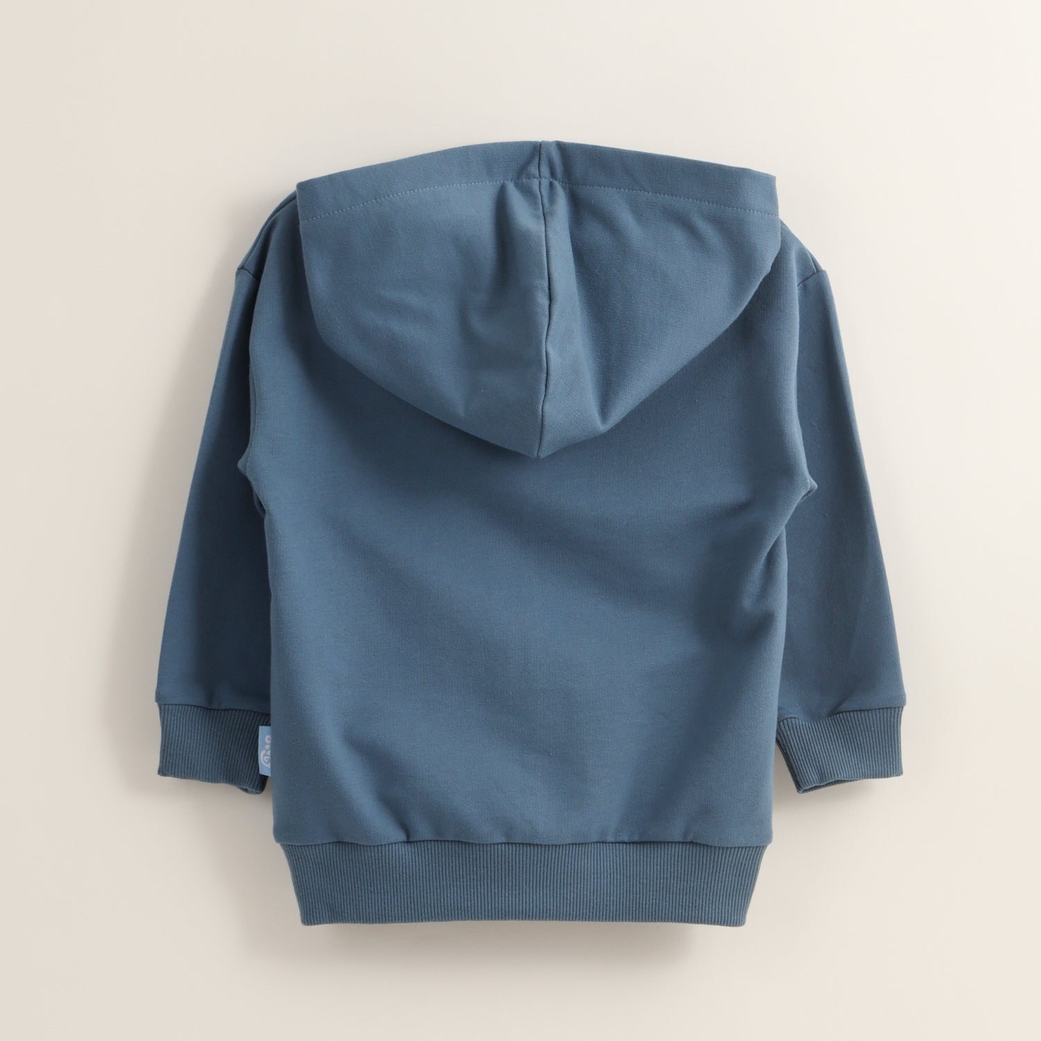 Poleron Cerrado Con Gorro Niño Look Azul Bingo Y Bluey