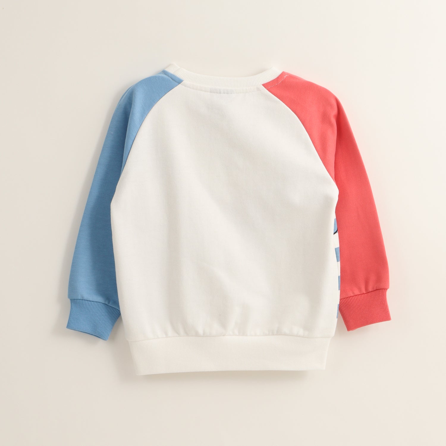 Poleron Cerrado Niño Mickey Al Reves Blanco Disney