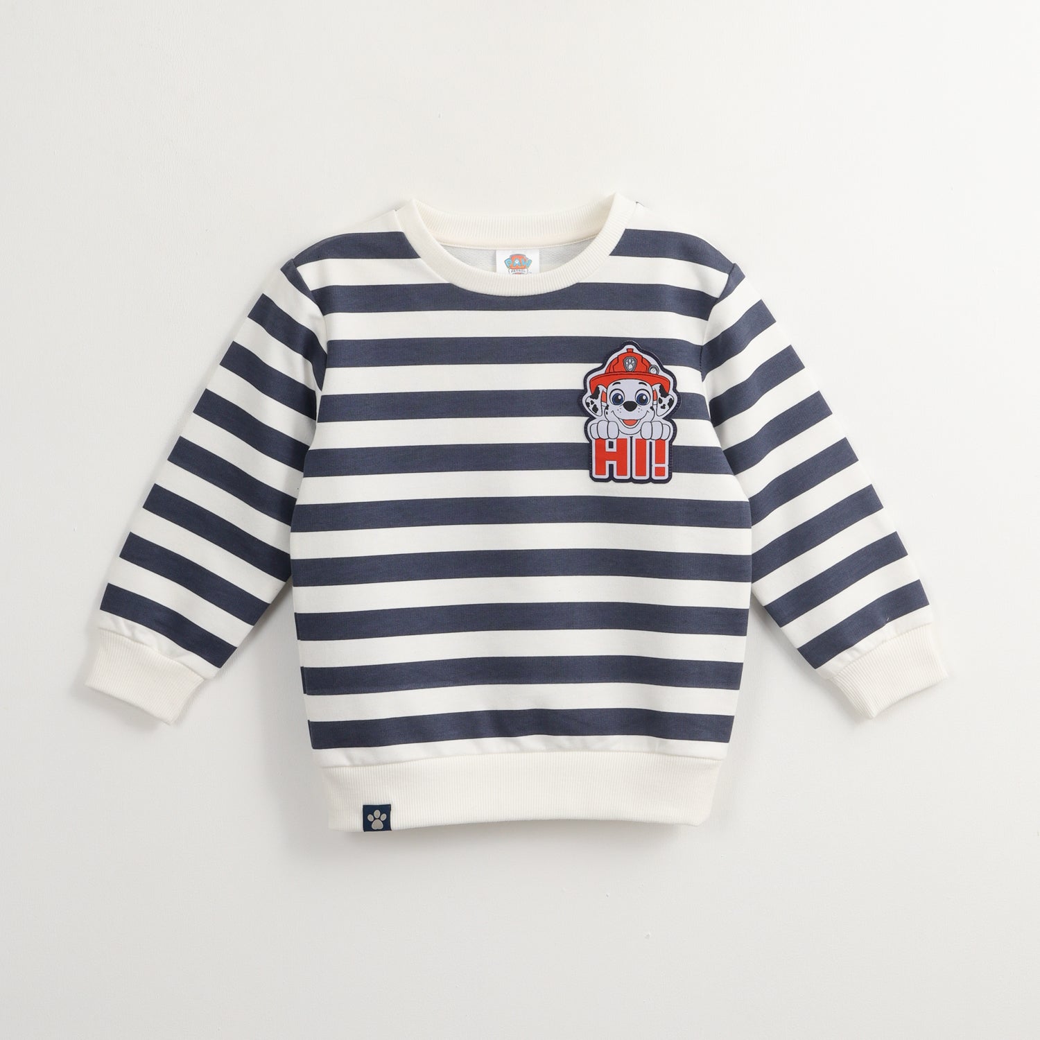 Poleron Cerrado Niño Chase Hi! Blanco Paw Patrol