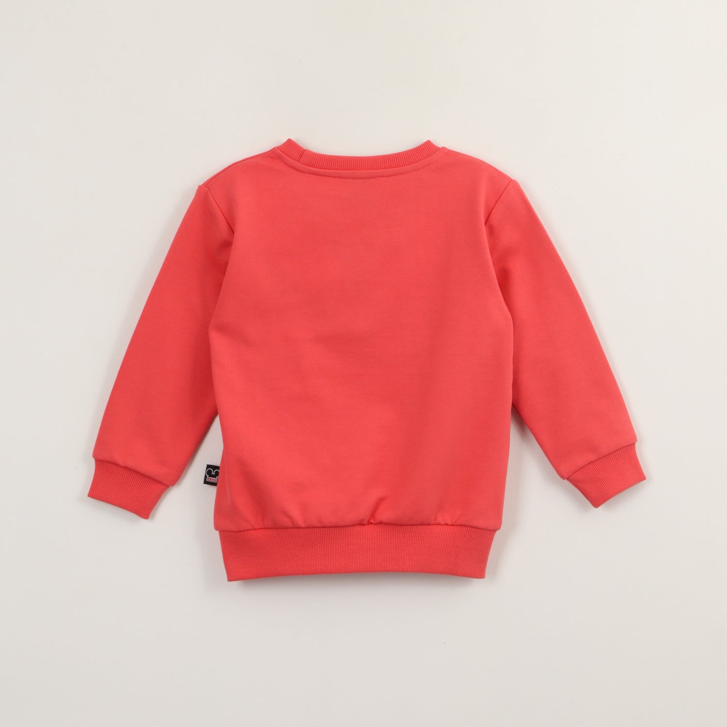 Poleron Cerrado Niño Mickey Relieve Emboss Rojo Disney