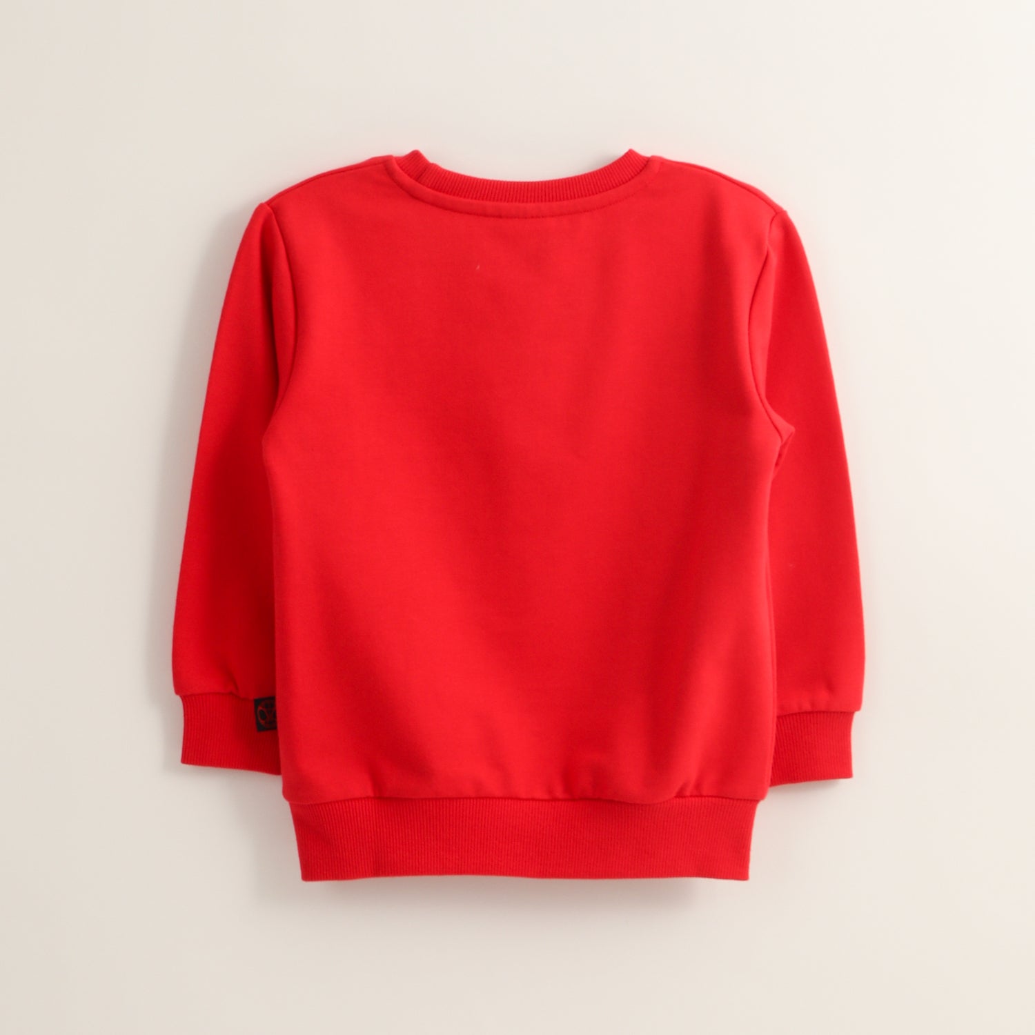 Poleron Cerrado Niño Spidey Relieve Emboss Rojo Marvel