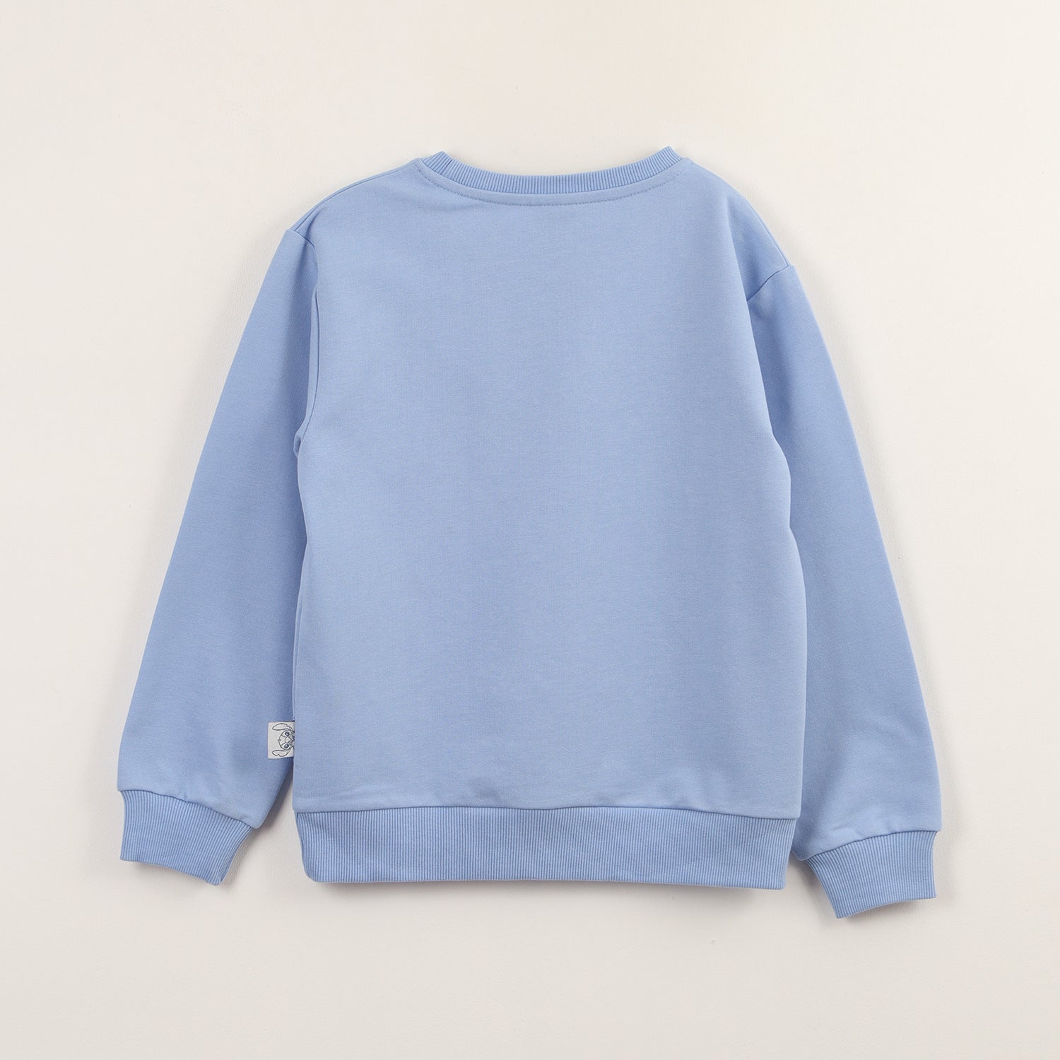 Poleron Cerrado Niña Lilo & Stitch Relieve Morado Disney