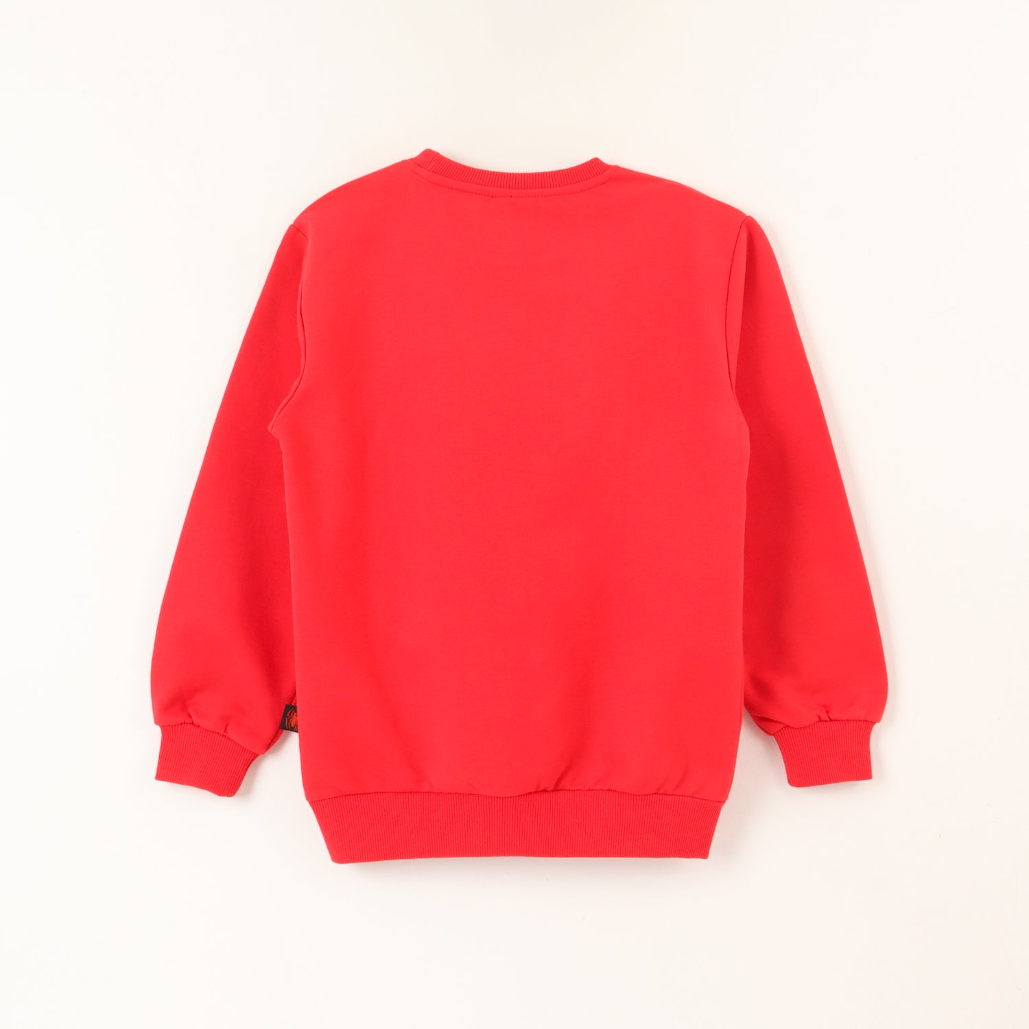 Poleron Cerrado Niño Spiderman Relieve Emboss Rojo Marvel