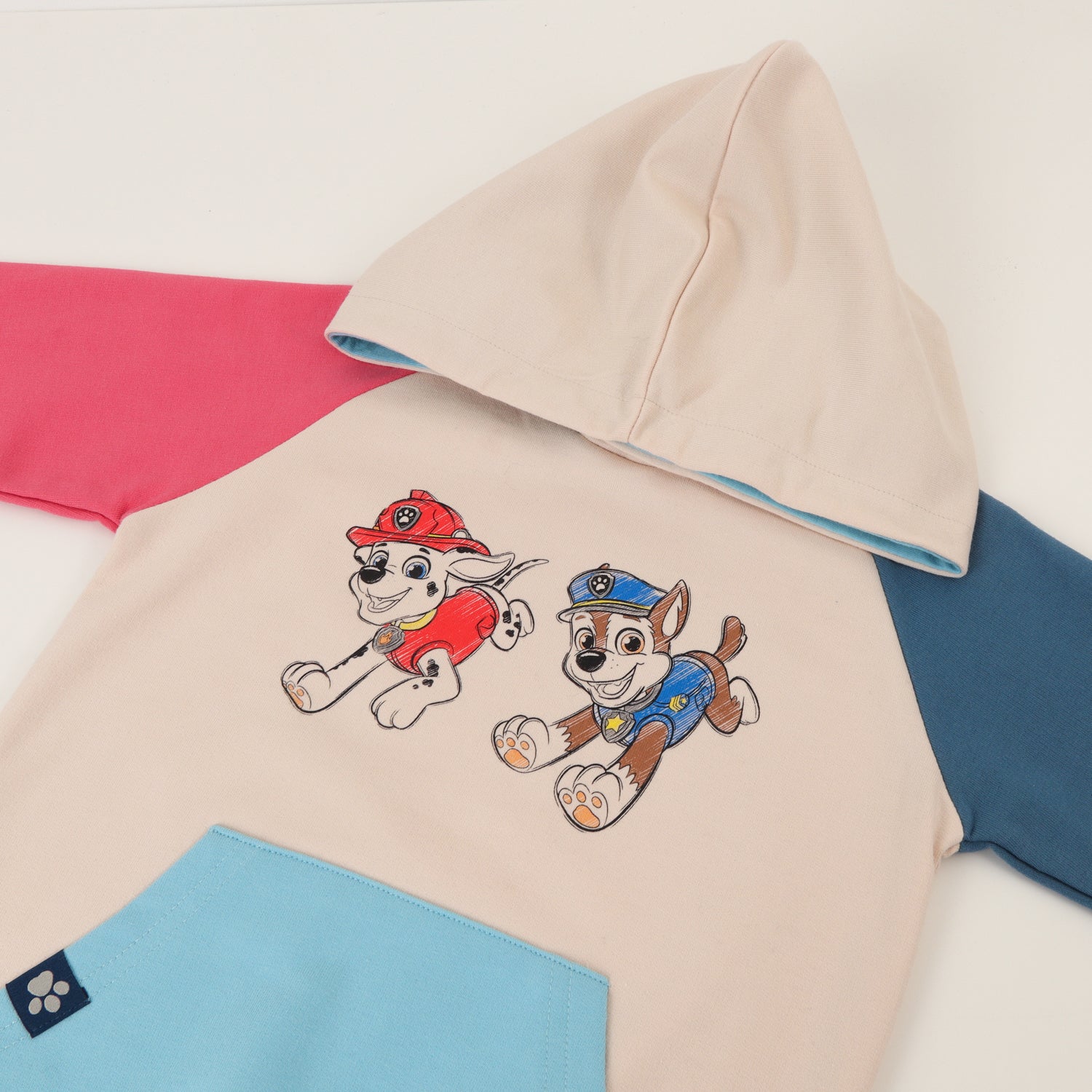 Polerón Cerrado Niño Beige Chase & Marshall Paw Patrol