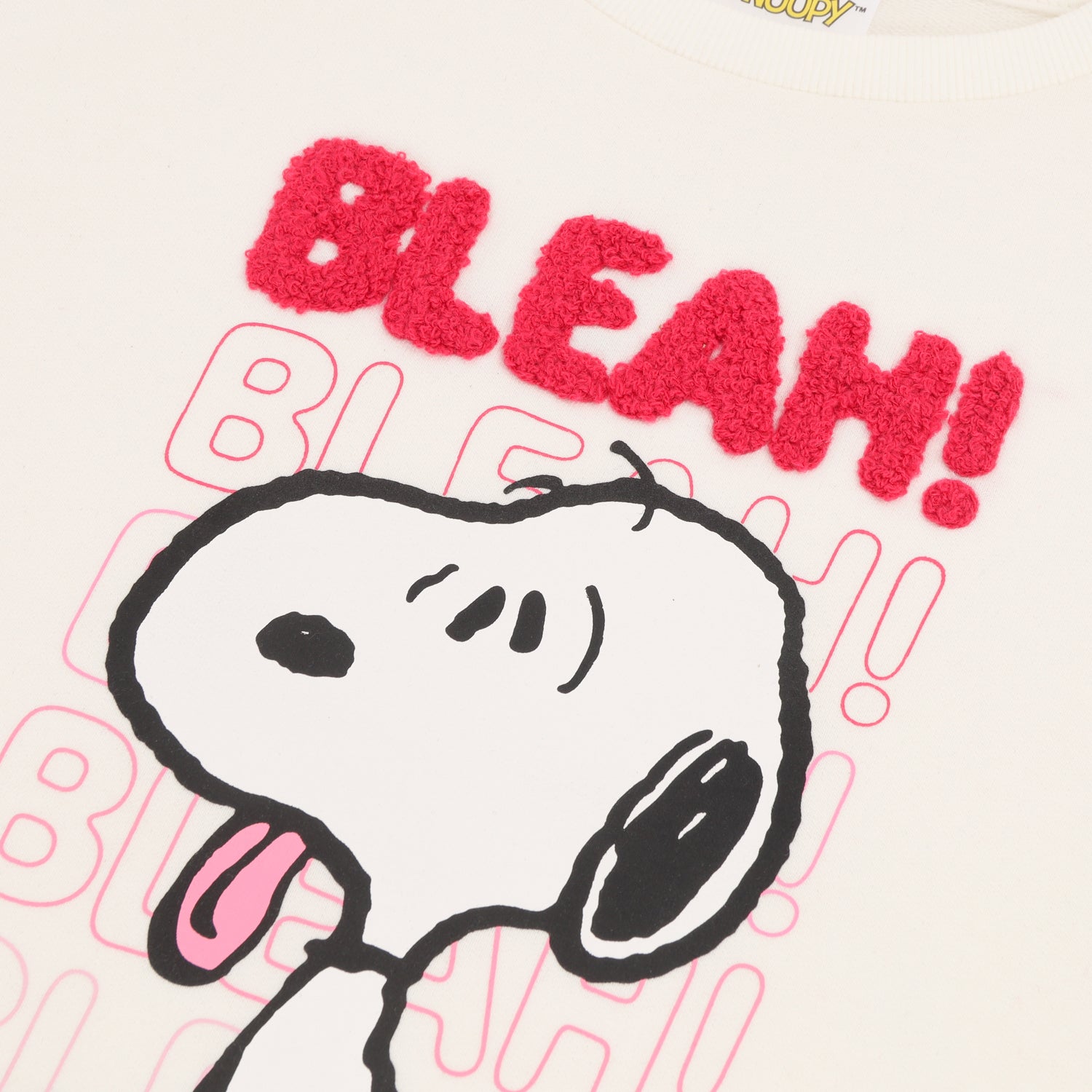 Polerón Cerrado Niña Crudo Personaje Grand Peanuts Snoopy