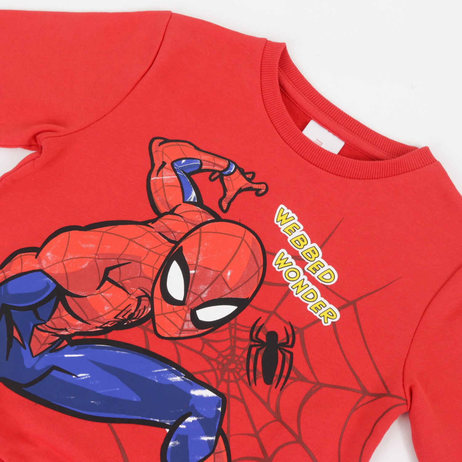 Poleron Cerrado Niño Rojo Webbed Wonder Spiderman Marvel