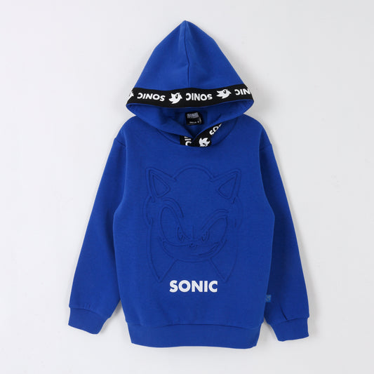 Polerón Niño Hoodie Personaje Azul Sonic - Polerones Chile | The Brands Club cl