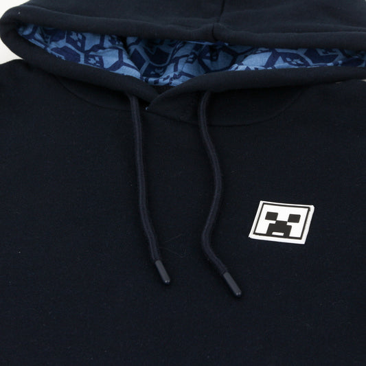Polerón Escolar Niño Hoodie Azul Marino Minecraft - Polerones Chile | The Brands Club cl