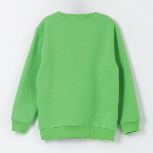 Polerón Cerrado Niño Creeper Logo Verde Minecraft - Polerones Chile | The Brands Club cl