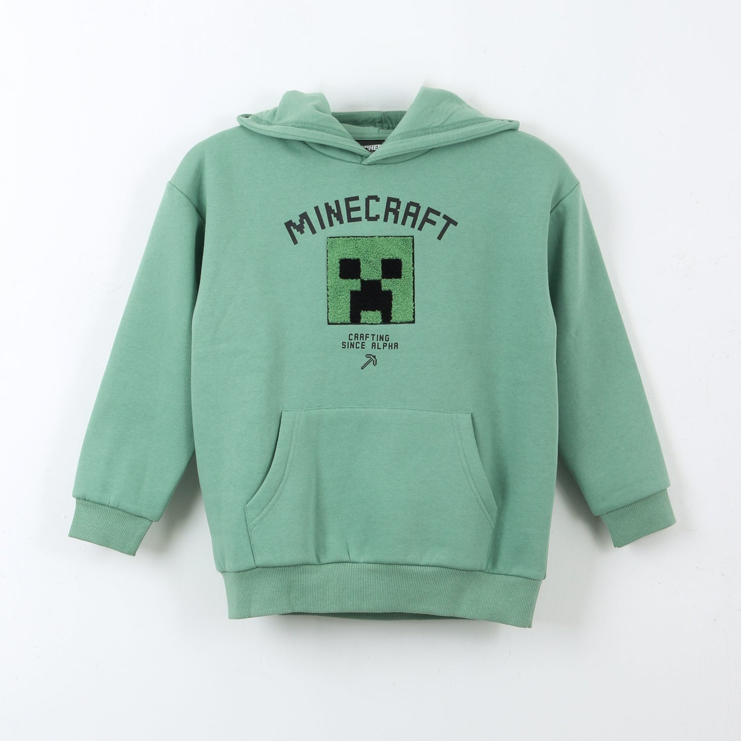 Polerón Niño Hoodie Crafting Since Alpha Verde Minecraft - Polerones Chile | The Brands Club cl