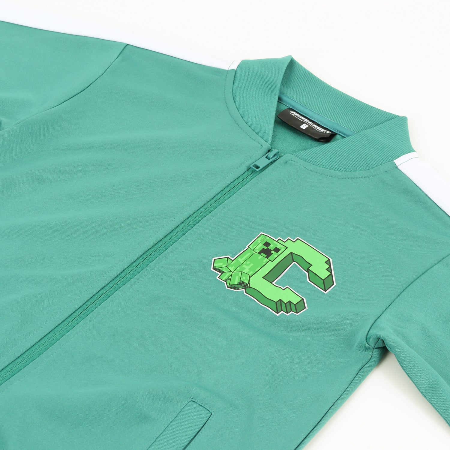 Polerón con Cierre Niño Back Print Verde Minecraft - Polerones Chile | The Brands Club cl