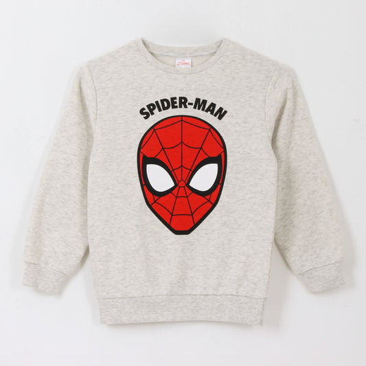 Polerón Cerrado Niño Spiderman Face Gris Marvel - Polerones Chile | The Brands Club cl