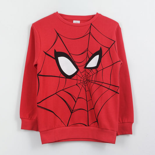 Polerón Cerrado Niño Spiderman Telaraña Rojo Marvel - Polerones Chile | The Brands Club cl
