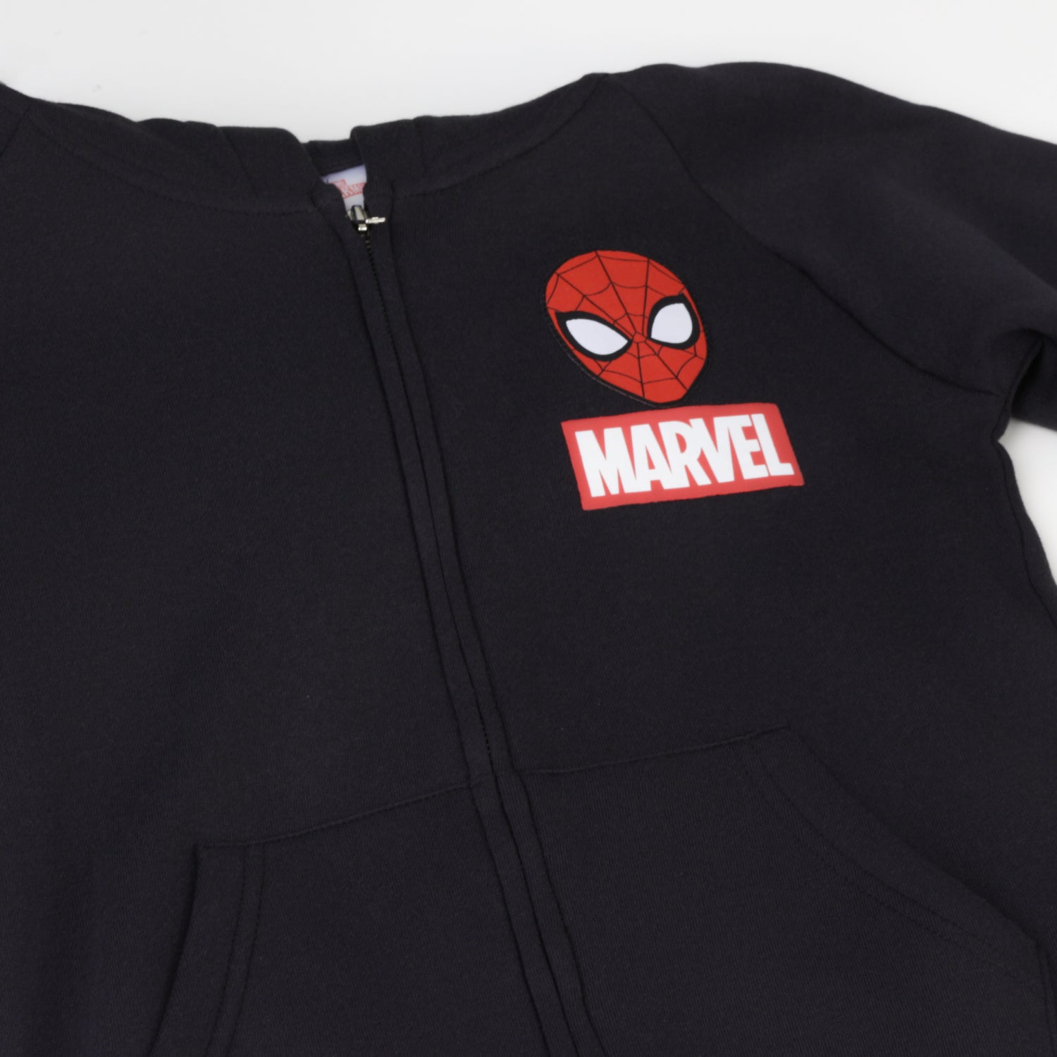 Polerón con Cierre Niño Spiderman Negro Marvel - Polerones Chile | The Brands Club cl