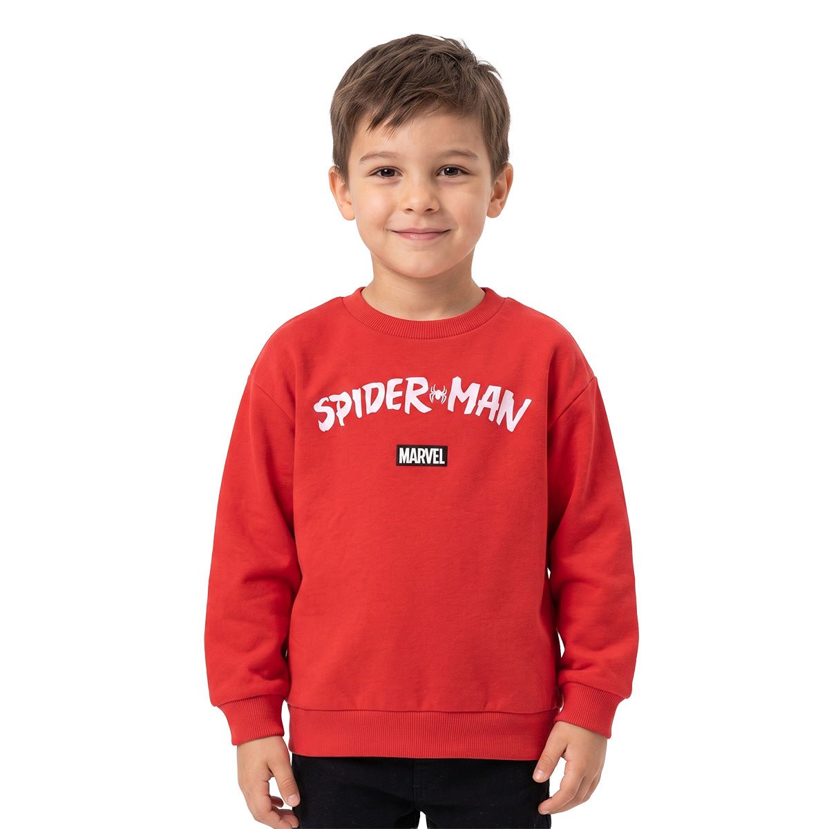 Polerón Cerrado Niño Spiderman Back Print Rojo Marvel - Polerones Chile | The Brands Club cl