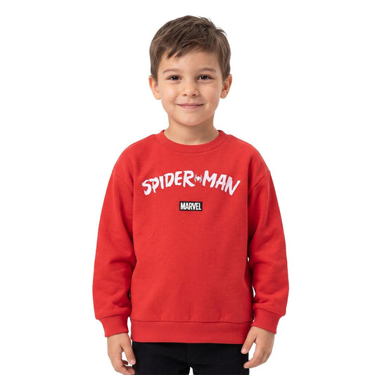 Polerón Cerrado Niño Spiderman Back Print Rojo Marvel - Polerones Chile | The Brands Club cl