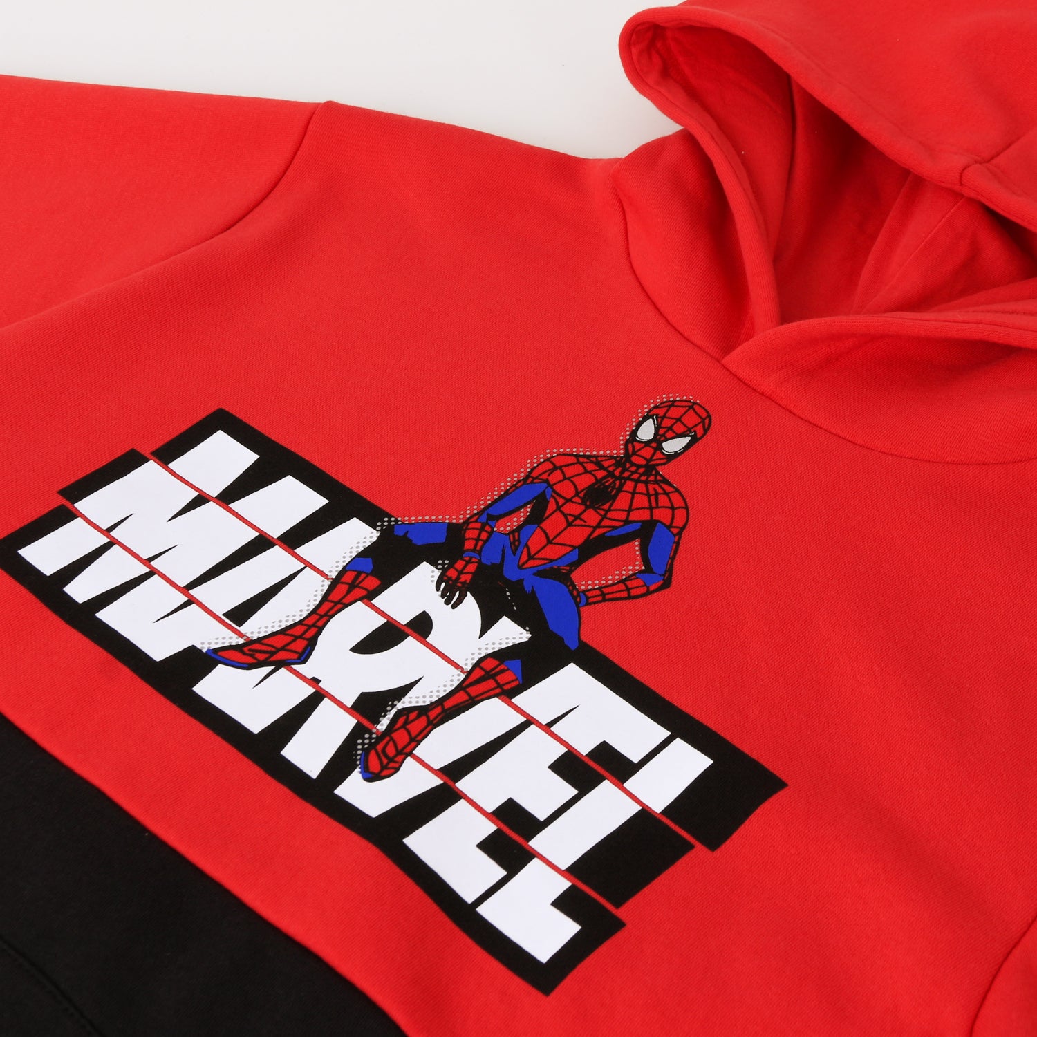 Polerón Niño Hoodie Spiderman Logo Rojo Marvel - Polerones Chile | The Brands Club cl