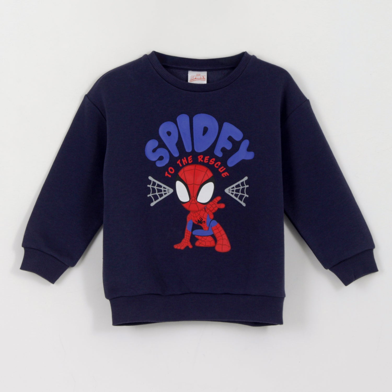 Polerón Cerado Niño Spidey To The Rescue Azul Marvel - Polerones Chile | The Brands Club cl