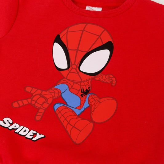 Polerón Cerrado Niño Spidey En Acción Rojo Marvel - Polerones Chile | The Brands Club cl
