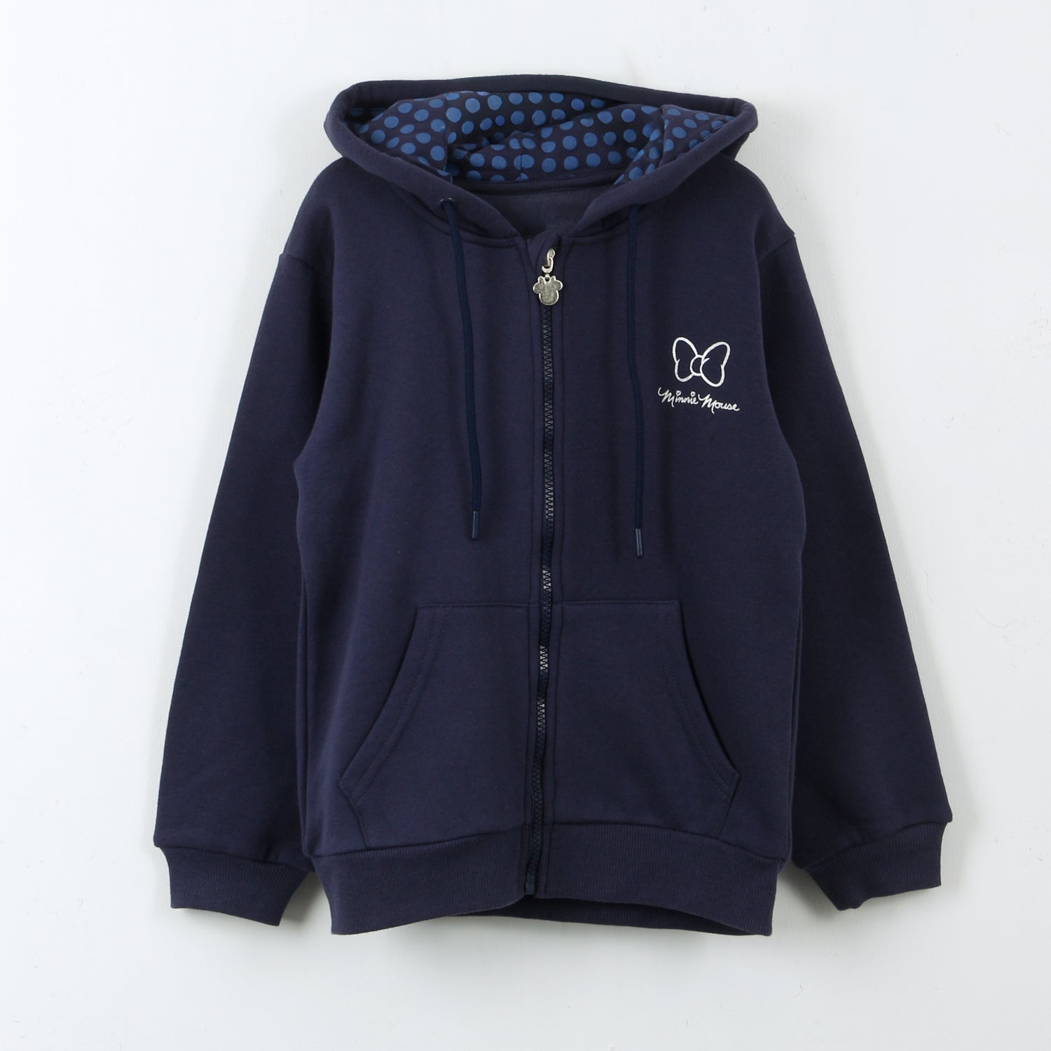 Polerón Escolar con Cierre Niña Minnie Azul Marino Disney - Polerones Chile | The Brands Club cl