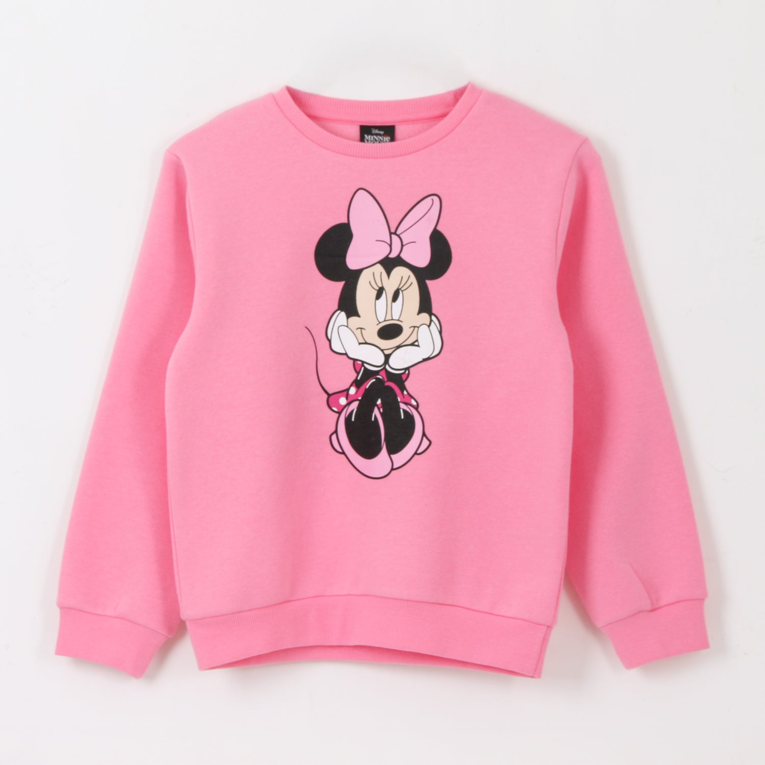 Polerón Cerrado Niña Minnie Pensando Rosado Disney - Polerones Chile | The Brands Club cl