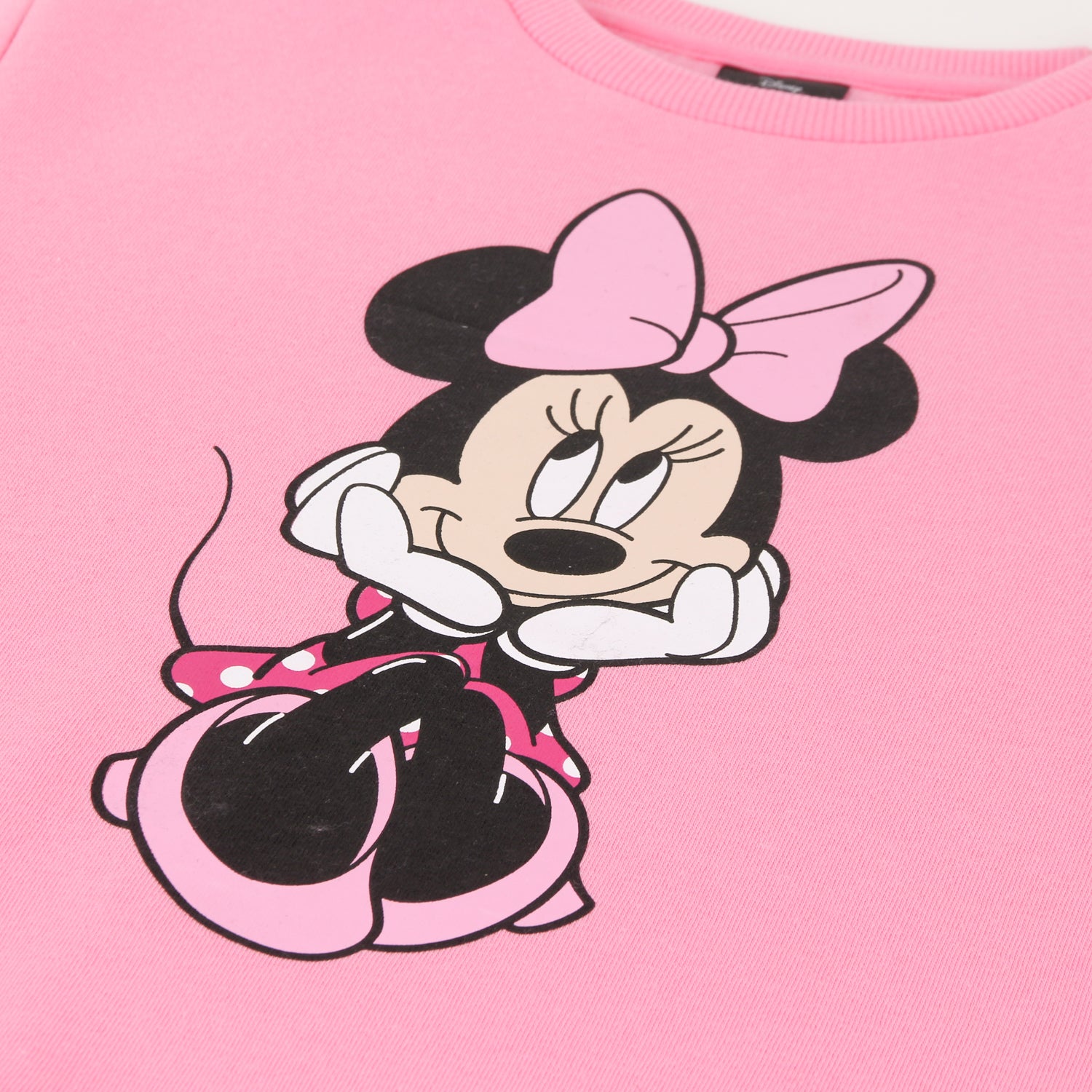 Polerón Cerrado Niña Minnie Pensando Rosado Disney - Polerones Chile | The Brands Club cl